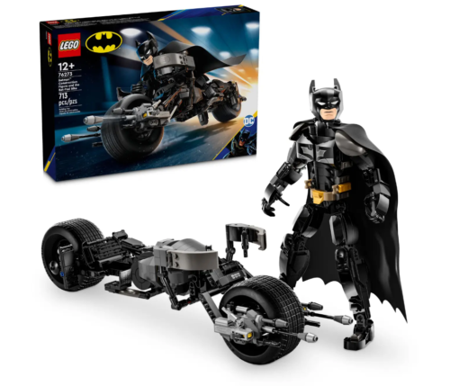 LEGO Batman Строительная фигурка Бэтмена и велосипед Бэт-Под 76273