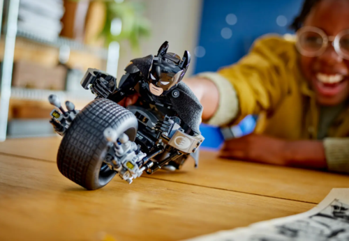 LEGO Batman Строительная фигурка Бэтмена и велосипед Бэт-Под 76273