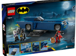 LEGO Batman Бэтмен с бэтмобилем против Харли Квинн и Мистера Фриза 76274