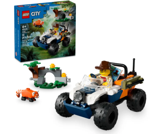 LEGO City Миссия красной панды на квадроцикле Jungle Explorer 60424